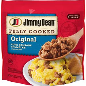 Jimmy Dean Cooked Original Pork Sausage Crumbles