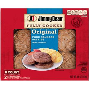 Jimmy Dean Cooked Original Pork Sausage Patties