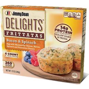 Jimmy Dean Delights Bacon & Spinach Frittata