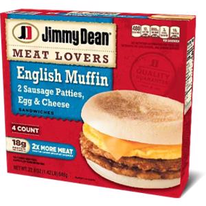 Jimmy Dean Meat Lovers English Muffin