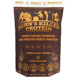 John’s Killer Protein Dark Cacao Powder & Native Whey Protein