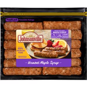 Johnsonville Cooked Vermont Maple Syrup Breakfast Sausage