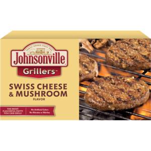 Johnsonville Grillers Swiss Cheese & Mushroom Patties