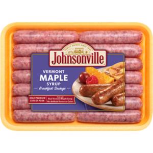 Johnsonville Vermont Maple Syrup Breakfast Sausage