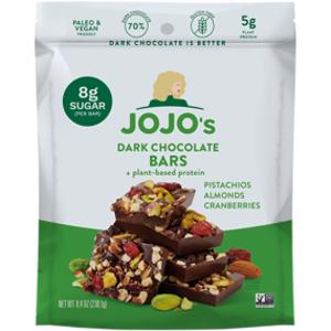 Jojo's Dark Chocolate Pistachio Almond Cranberry Bars