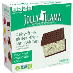 Jolly Llama Mint Chocolate Chip Sandwich