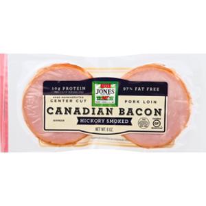 Jones Hickory Smoked Canadian Bacon