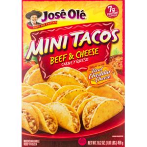 Jose Ole Beef & Cheese Mini Tacos
