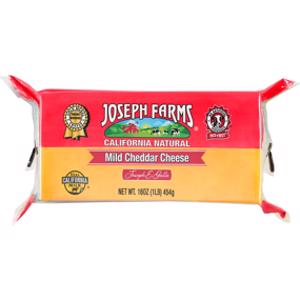 Joseph Farms Mild Cheddar Cheese Block