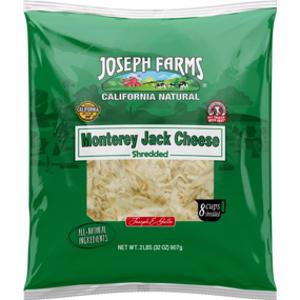 Joseph Farms Shredded Monterey Jack Cheese