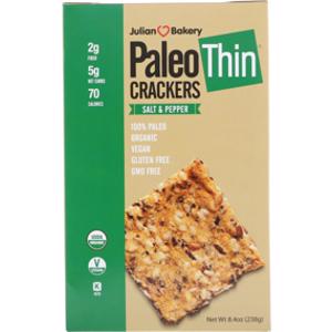 Julian Bakery Paleo Thin Salt & Pepper Crackers