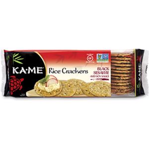 KA-ME Black Sesame Rice Crackers