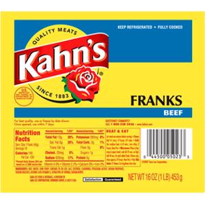 Kahn's Beef Franks