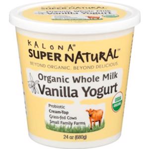 Kalona Super Natural Organic Vanilla Yogurt