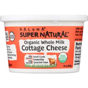 Kalona Super Natural Organic Whole Milk Cottage Cheese