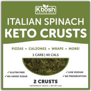 Kbosh Italian Spinach Keto Crust