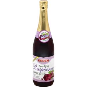 Kedem Sparkling Raspberry Grape Juice