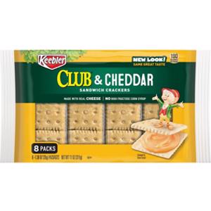 Keebler Club & Cheddar Sandwich Crackers