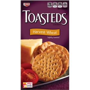 Keebler Toasteds Harvest Wheat Crackers