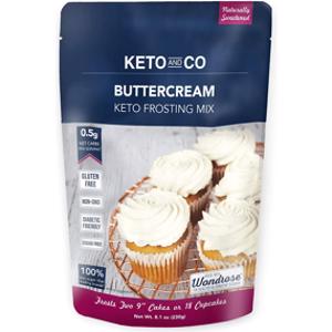 Keto and Co Buttercream Keto Frosting Mix