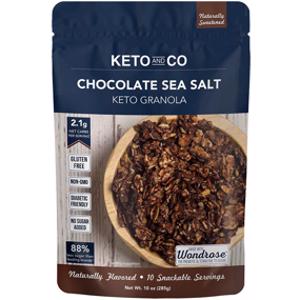 Keto and Co Keto Chocolate Sea Salt Granola