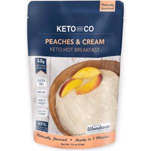 Keto and Co Peaches & Cream Keto Hot Breakfast