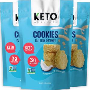 Keto Naturals Buttery Coconut Cookies