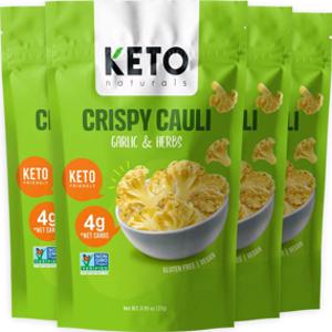 Keto Naturals Garlic & Herbs Crispy Cauli Bites