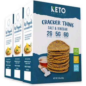 Keto Naturals Salt & Vinegar Cracker Thins