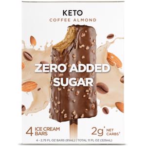 Keto Pint Coffee Almond Ice Cream Bar