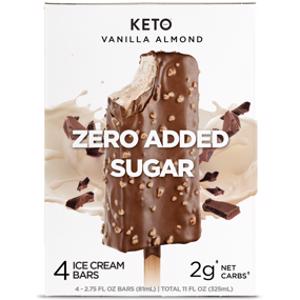 Keto Pint Vanilla Almond Ice Cream Bar