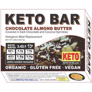 Keto To Go Chocolate Almond Butter Keto Bar