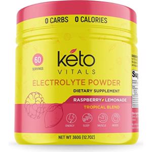 Keto Vitals Raspberry Lemonade Electrolyte Powder