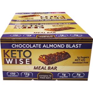 Keto Wise Chocolate Almond Blast Meal Bar