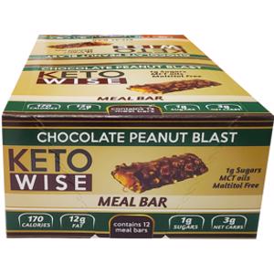 Keto Wise Chocolate Peanut Blast Meal Bar