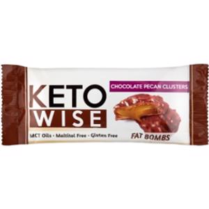 Keto Wise Chocolate Pecan Clusters Fat Bombs