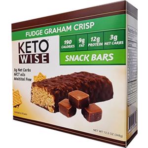 Keto Wise Fudge Graham Crisp Snack Bar