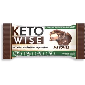 Keto Wise Peanut Caramel Nougat Fat Bombs