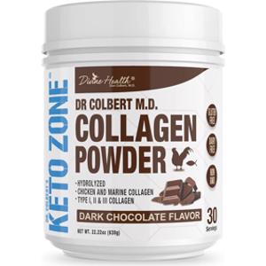 Keto Zone Dr. Colbert's Dark Chocolate Collagen Powder