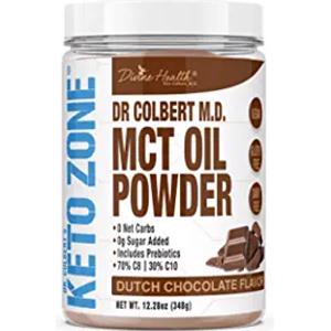 Keto Zone Dr. Colbert's Dutch Chocolate MCT Oil Powder