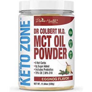Keto Zone Dr. Colbert's Eggnog MCT Oil Powder