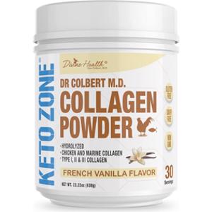 Keto Zone Dr. Colbert's French Vanilla Collagen Powder