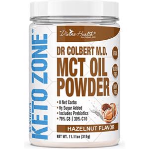 Keto Zone Dr. Colbert's Hazelnut MCT Oil Powder