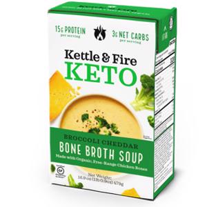 Kettle & Fire Keto Broccoli Cheddar Bone Broth Soup