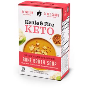 Kettle & Fire Keto Spicy Cauliflower Bone Broth Soup