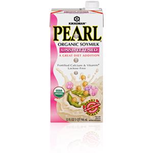 Kikkoman Pearl Organic Unsweetened Soymilk