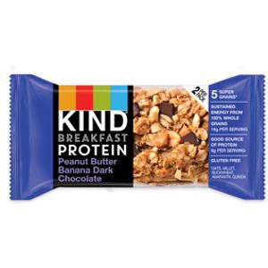 KIND Peanut Butter Banana Dark Chocolate Protein Breakfast Bar