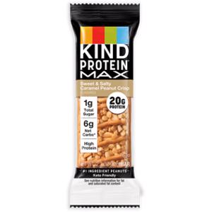 KIND Protein Max Sweet & Salty Caramel Peanut Crisp Bar