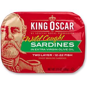 King Oscar Sardines in Extra Virgin Olive Oil