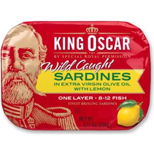 King Oscar Sardines w/ Lemon